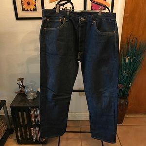 Men's Levi 501 straight fit 40X32 preloved